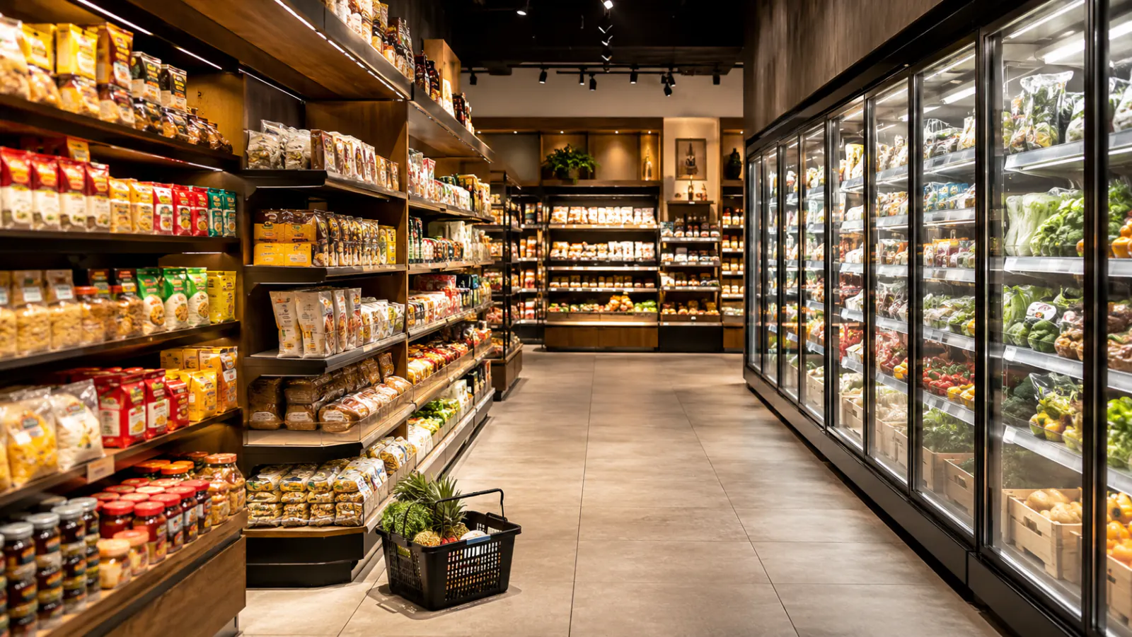 Bora Market perakende reyonu